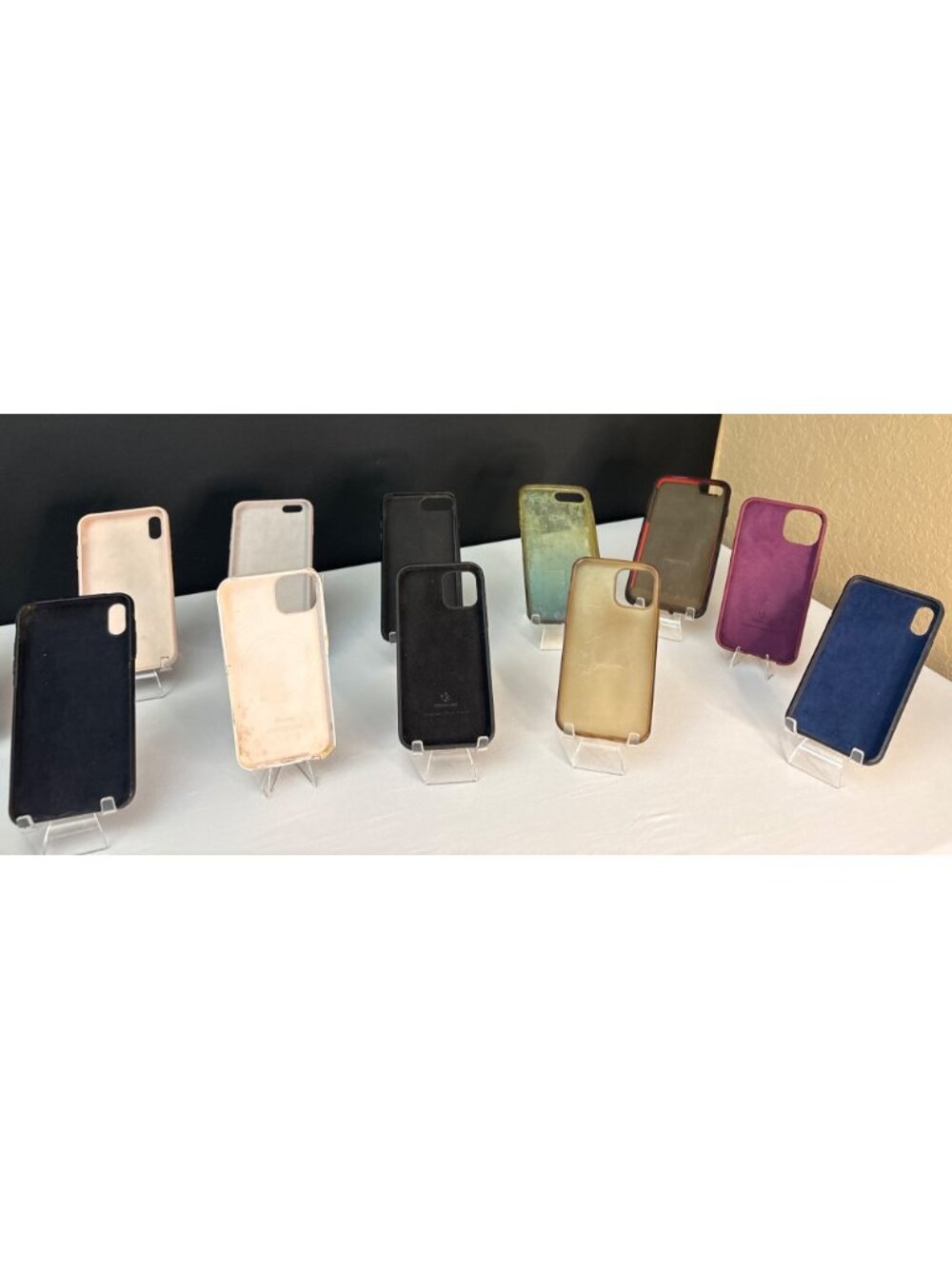 Genuine Apple iPhone Silicone Case & Unbranded Cell Phone Cases Lot 18 Leather - Picture 9 of 16